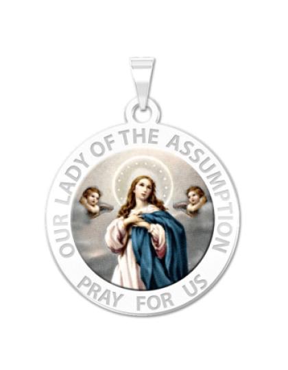 Our Lady of the Assumption Medal "Color"
