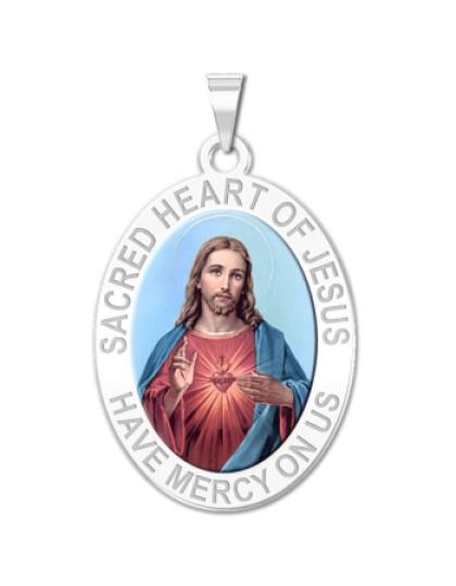 Sacred Heart of Jesus Medal "Color"
