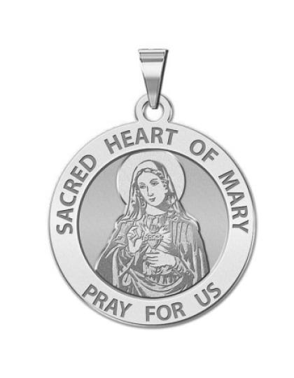 Sacred Heart Or Immaculate Heart of Mary Medal