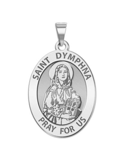 Saint Dymphna Oval Medal