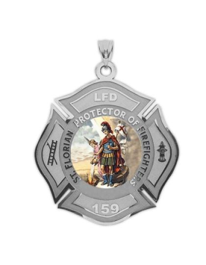 Customized Saint Florian Medal