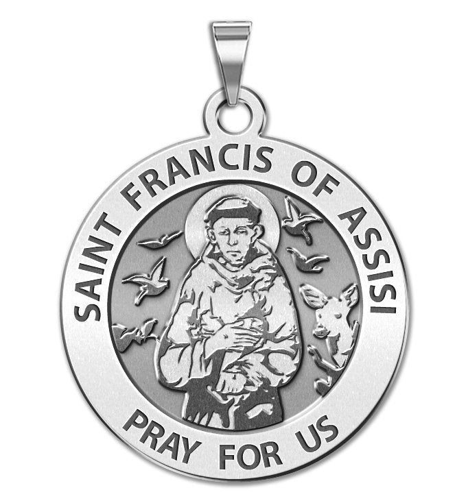 Saint Francis of Assisi Medal "EXCLUSIVE" Jewelry