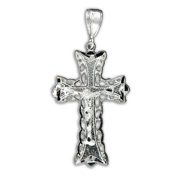 Sterling Silver Crucifix Cross Pendant