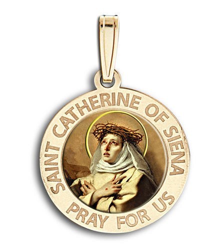 Saint Catherine of Siena Medal - "Color"
