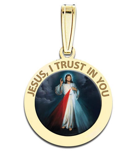 Divine Mercy Medal "Color"