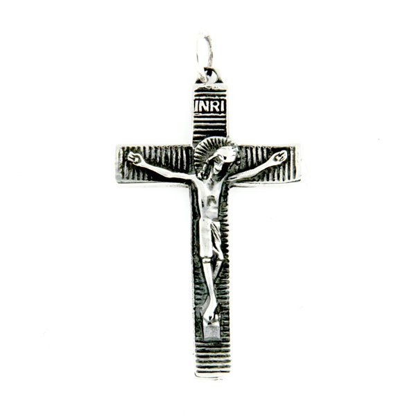 Sterling Silver Crucifix Cross Pendant