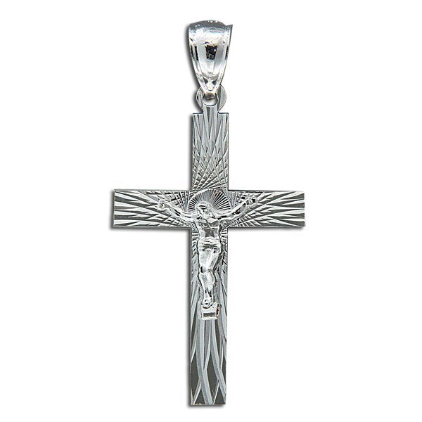 Sterling Silver Crucifix Cross Pendant