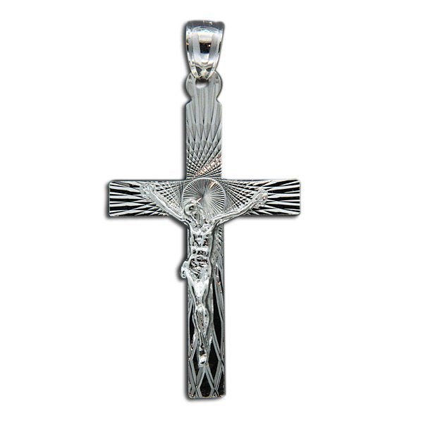 Sterling Silver Crucifix Cross Pendant