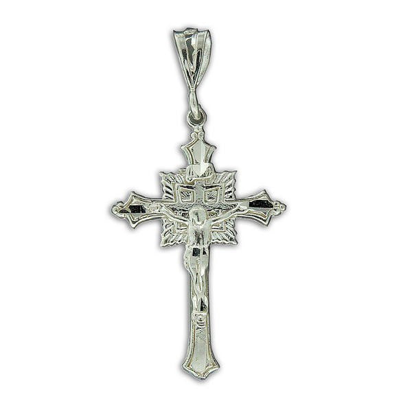 Sterling Silver Crucifix Cross Pendant