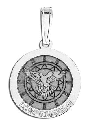 Sterling Silver Confirmation Medal - Holy Spirit