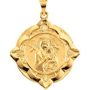 14K Gold Our Lady of Perpetual Help