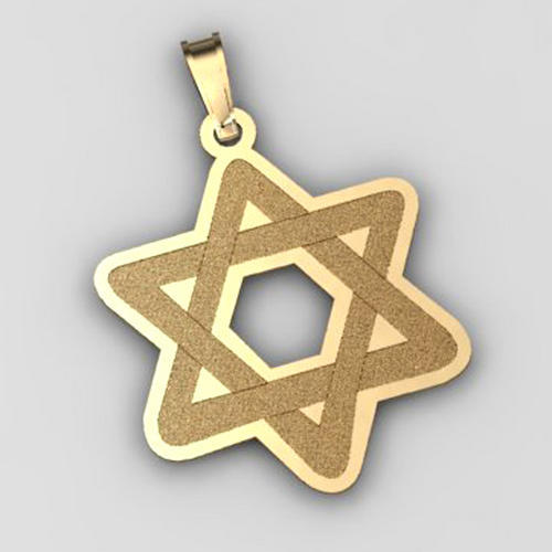 "Star of David" Cut-Out Pendant