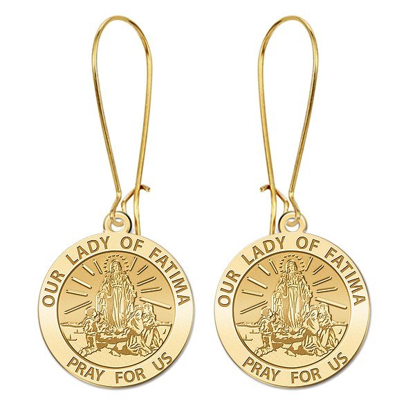 Our Lady of Fatima Earrings