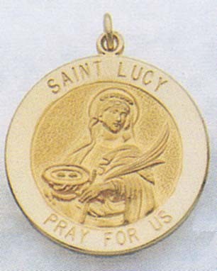 Saint Lucy Religious Medal