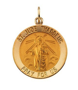 Saint Round Jude Medal