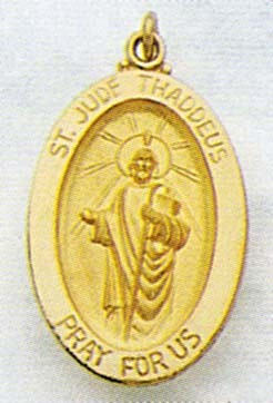 Oval Saint Jude Medal
