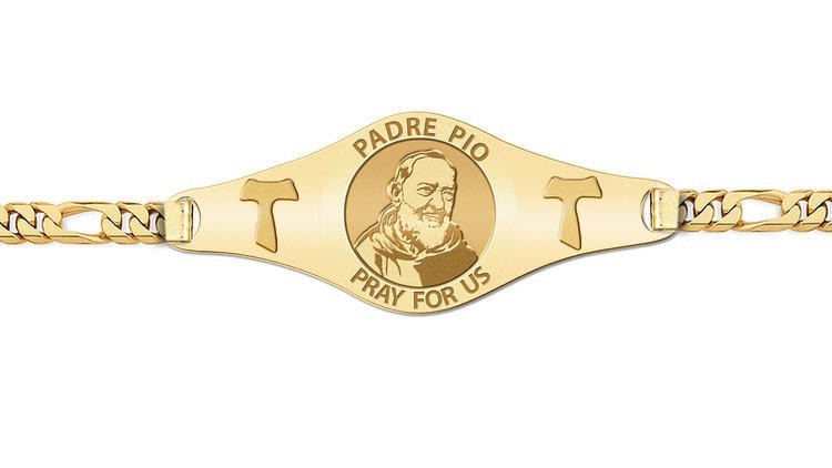 Padre Pio Bracelet with Franciscan Crosses