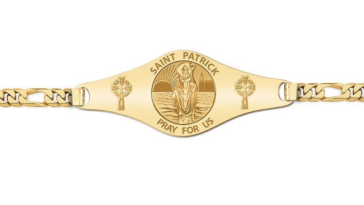 Saint Patrick Bracelet with Celtic Crosses