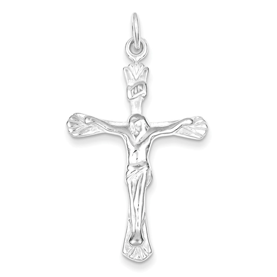 Sterling Silver INRI Crucifix Pendant