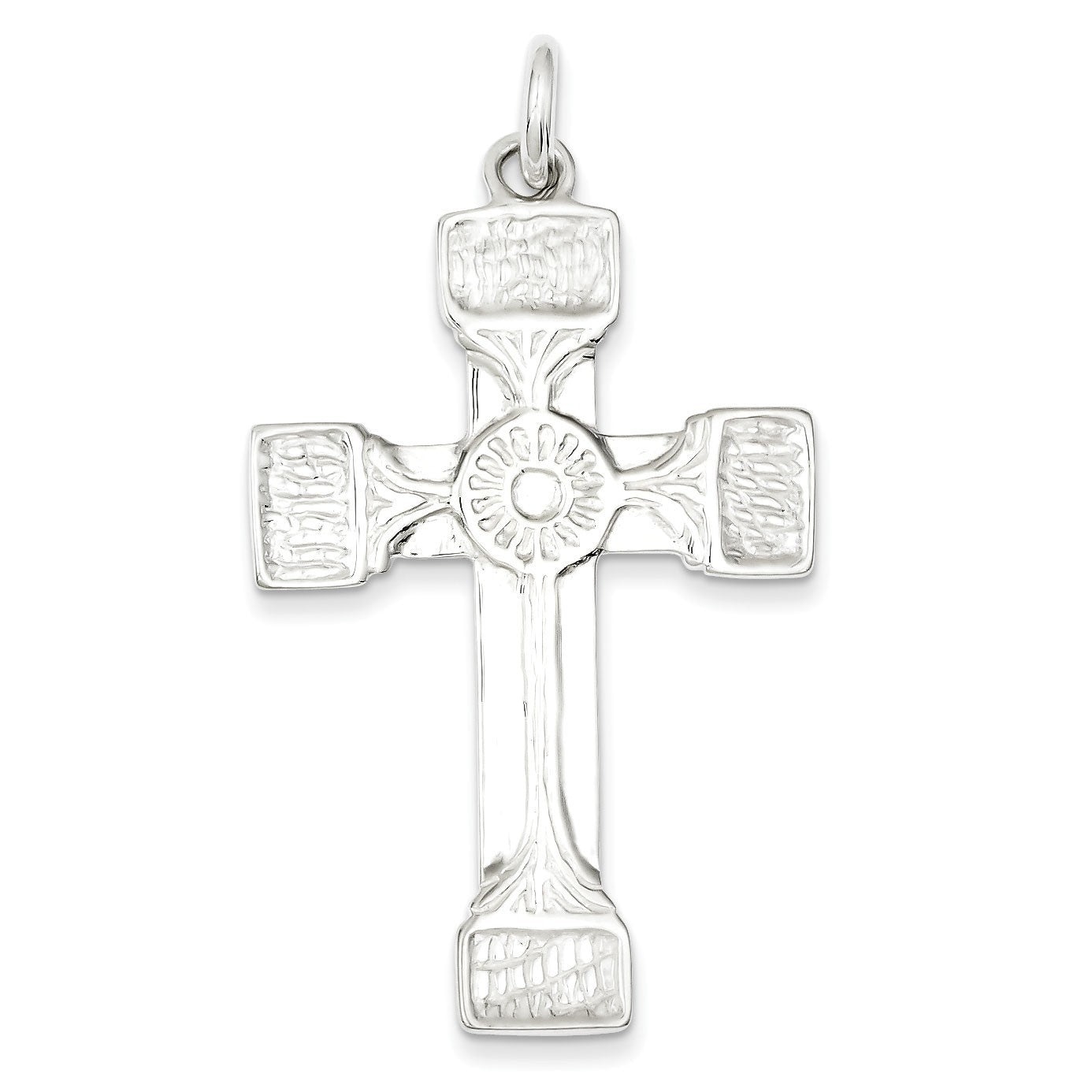 925 Sterling silver Celtic Iona Cross necklace w/ Trinity Knot, on 16 chain | UK 925 Sterling silver Celtic Iona Cross necklace w/ Trinity Knot, on 16 chain | UK