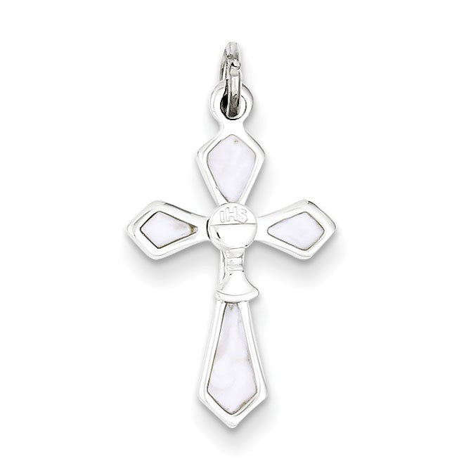 Sterling Silver Chalice Cross Charm