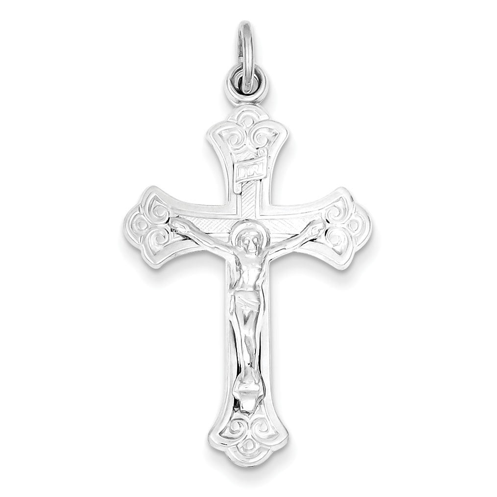 Sterling Silver INRI Crucifix Pendant