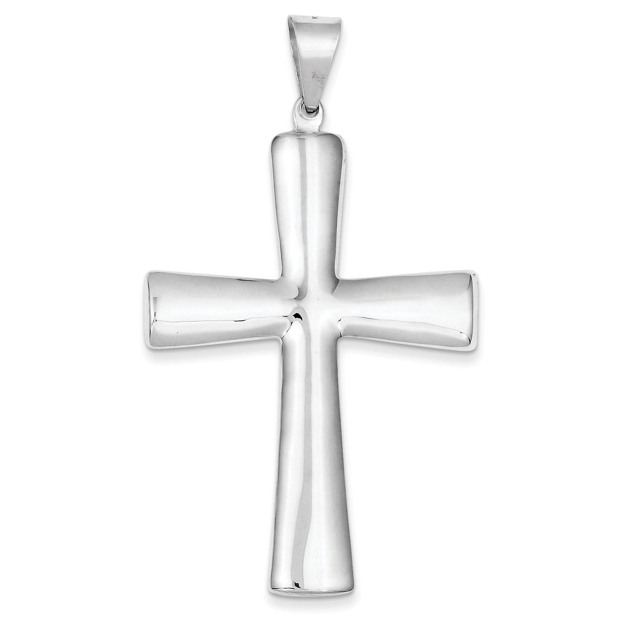 Sterling Silver Hollow Cross Pendant