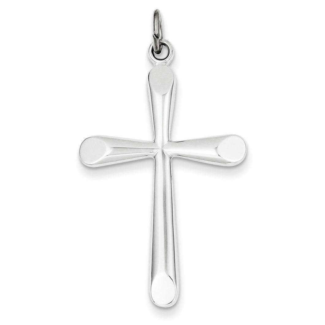 Sterling Silver Polished Cross Pendant