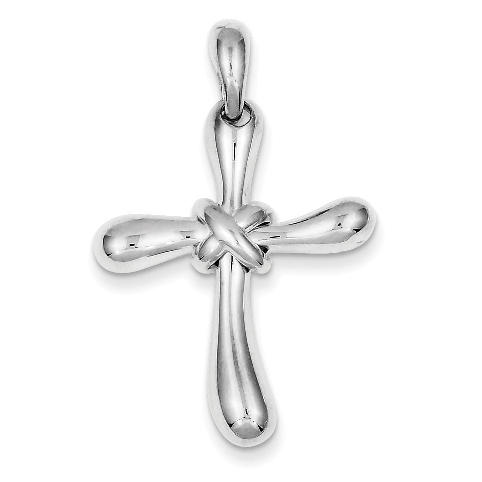 Sterling Silver Freeform Cross Pendant