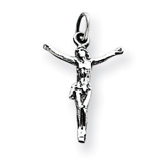 Sterling Silver Corpus (Crucified Christ) Charm