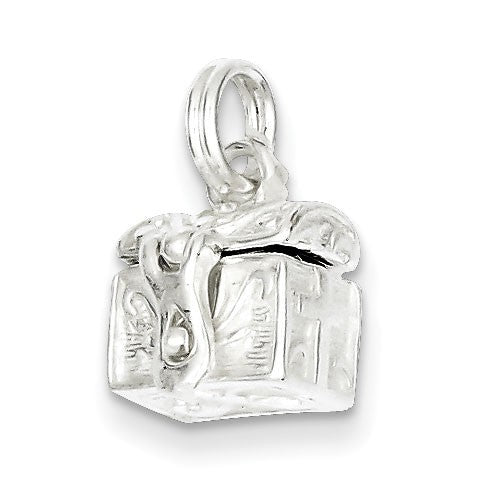 Sterling Silver Cross Prayer Box Charm