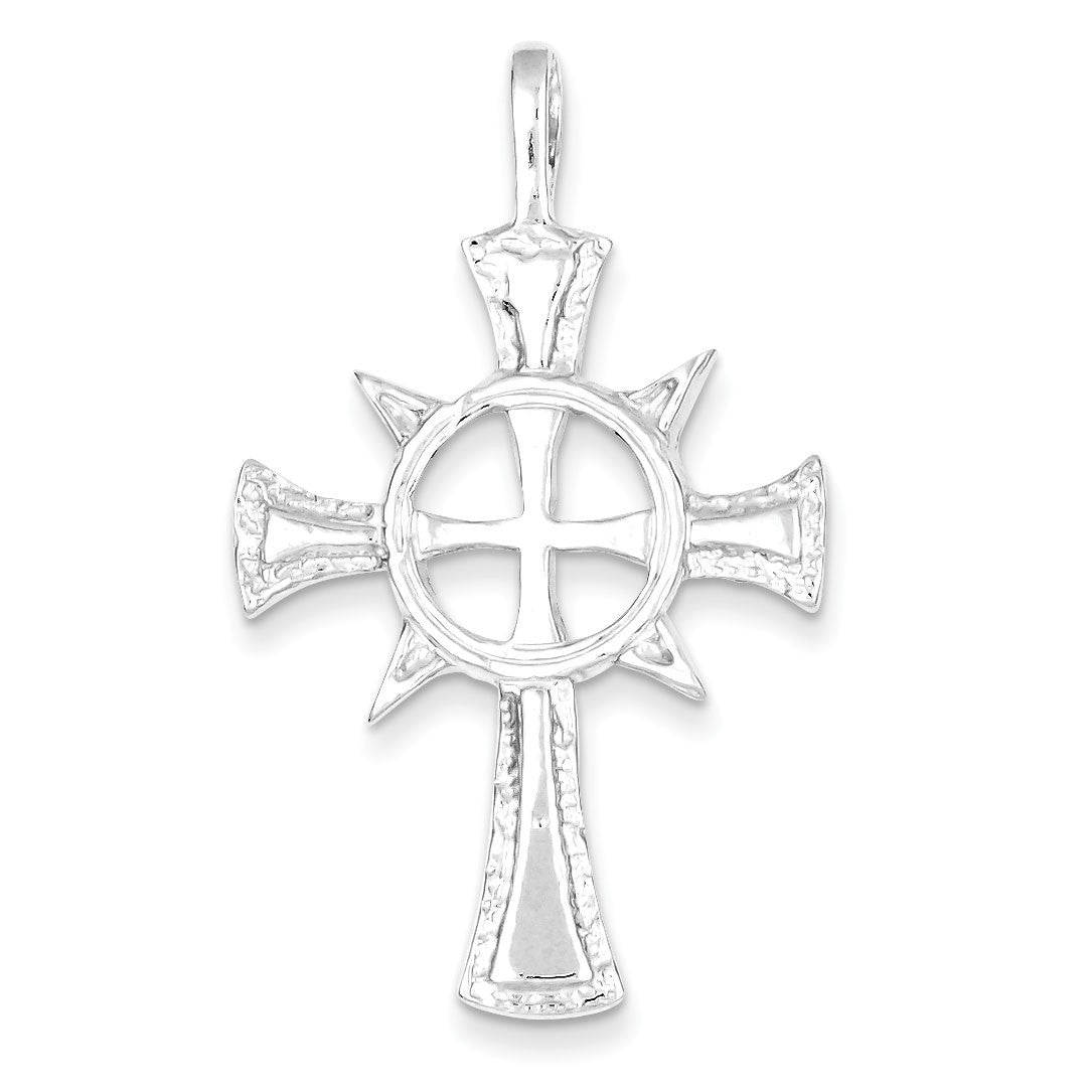 Sterling Silver Iona Cross Pendant