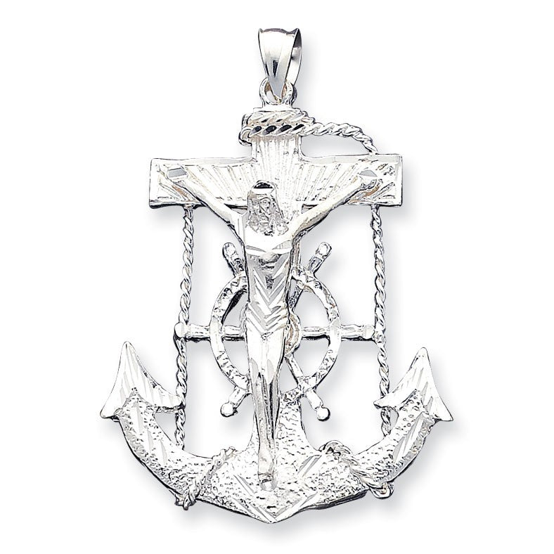 Sterling Silver Mariner Cross Pendant