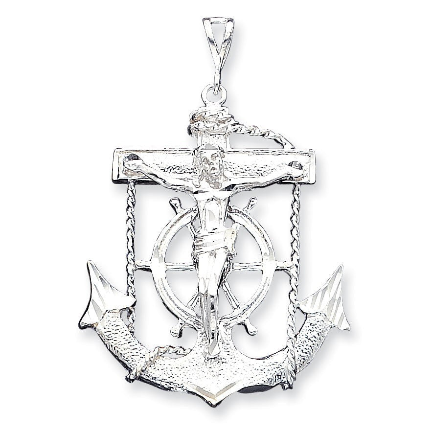 Sterling Silver Mariner Cross Pendant