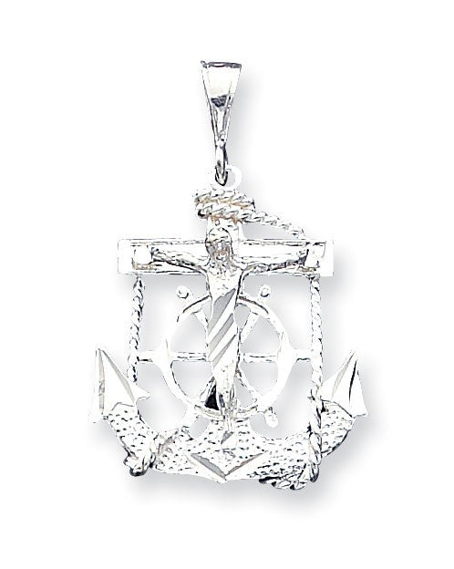 Sterling Silver Mariner Cross Pendant