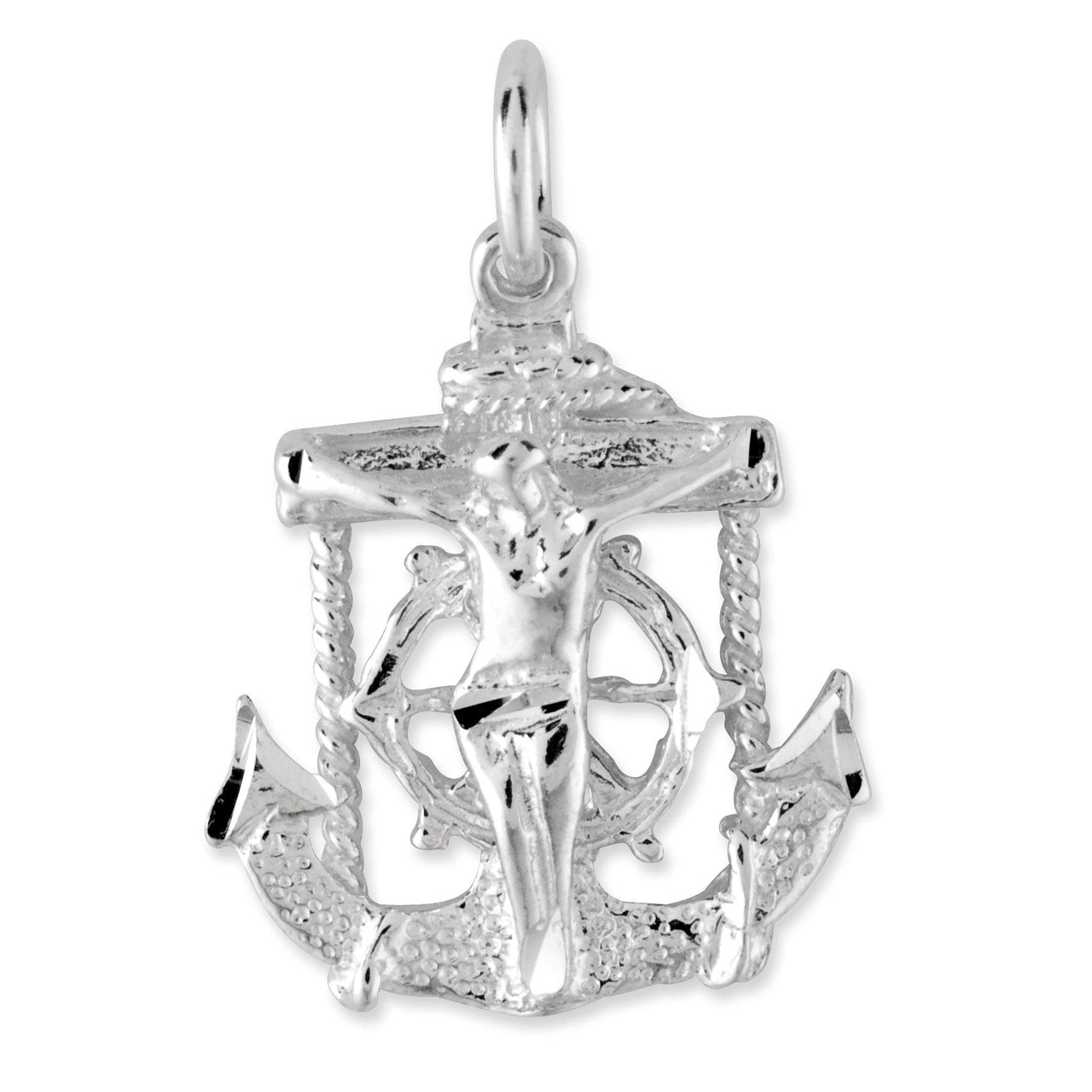 Sterling Silver Mariner Cross Pendant