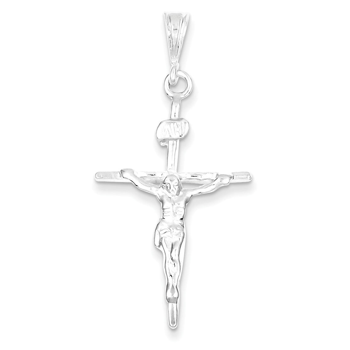 Sterling Silver INRI Crucifix Pendant