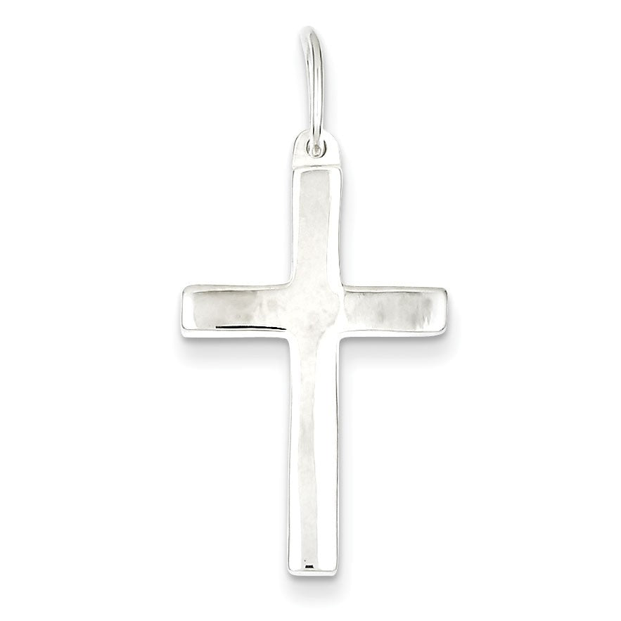 Sterling Silver Polished Cross Pendant