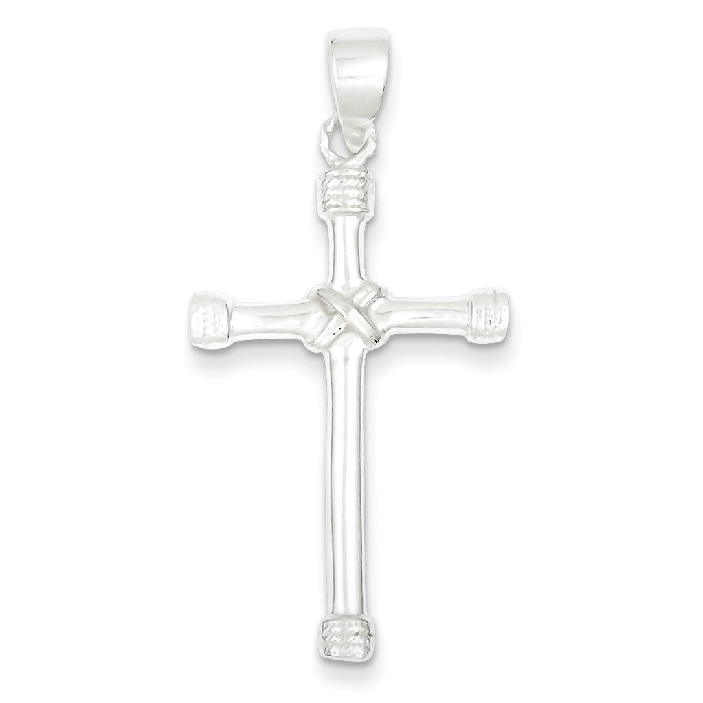 Sterling Silver Polished Cross Pendant