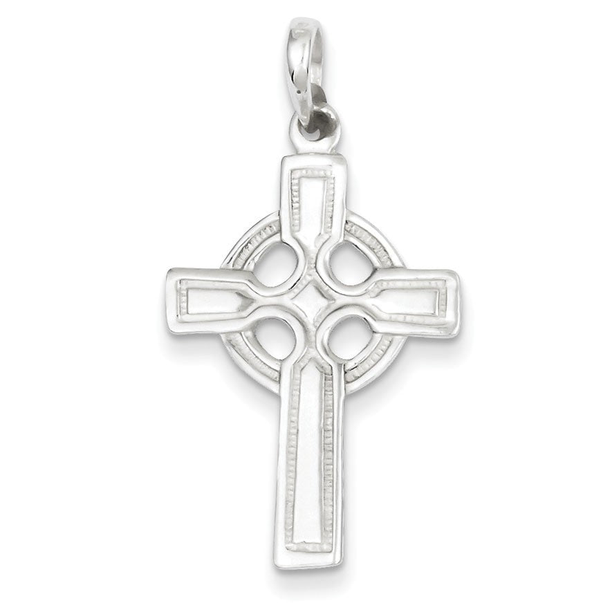 Sterling Silver Polished Cross Pendant