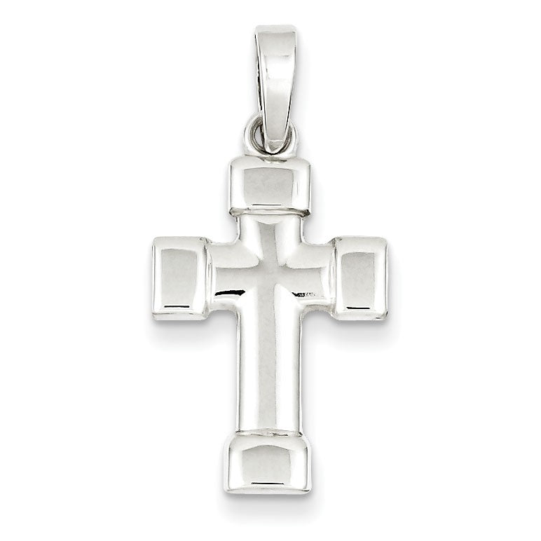 Sterling Silver Polished Cross Pendant