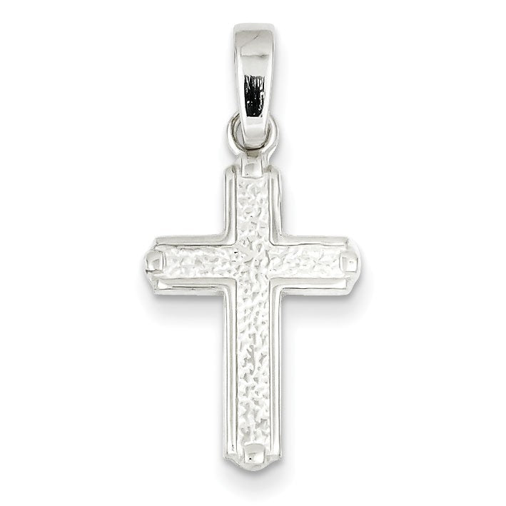 Sterling Silver Polished Cross Pendant