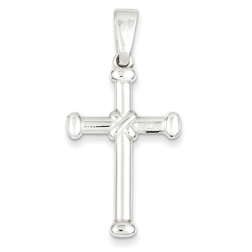 Sterling Silver Polished Cross Pendant