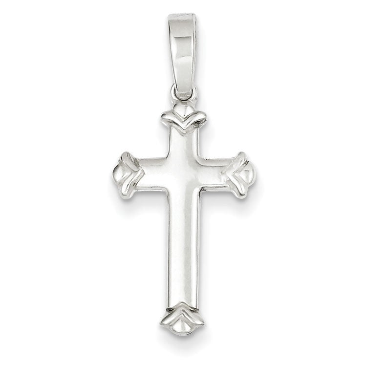 Sterling Silver Polished Cross Pendant