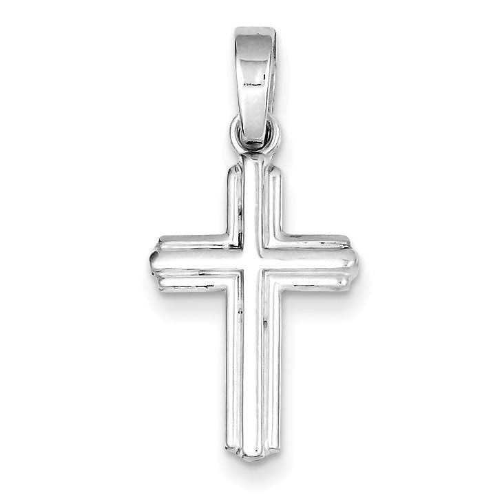 Sterling Silver Polished Cross Pendant