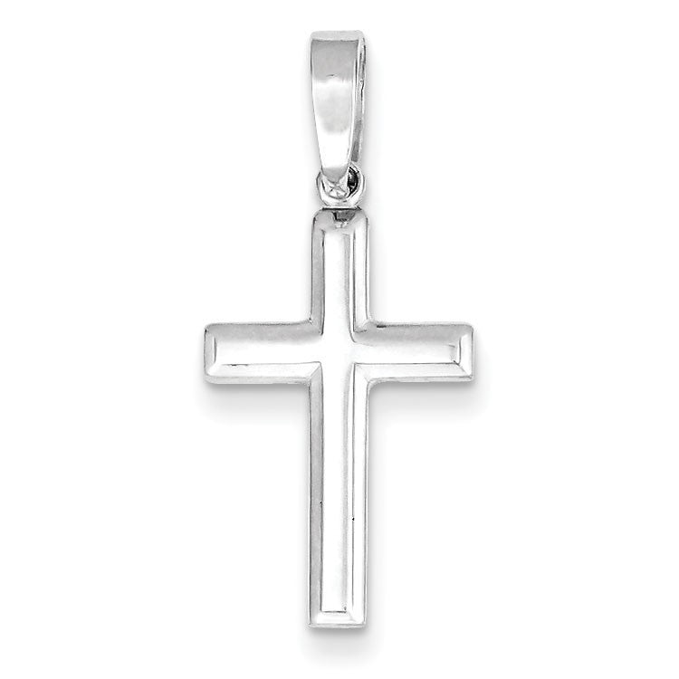 Sterling Silver Polished Cross Pendant