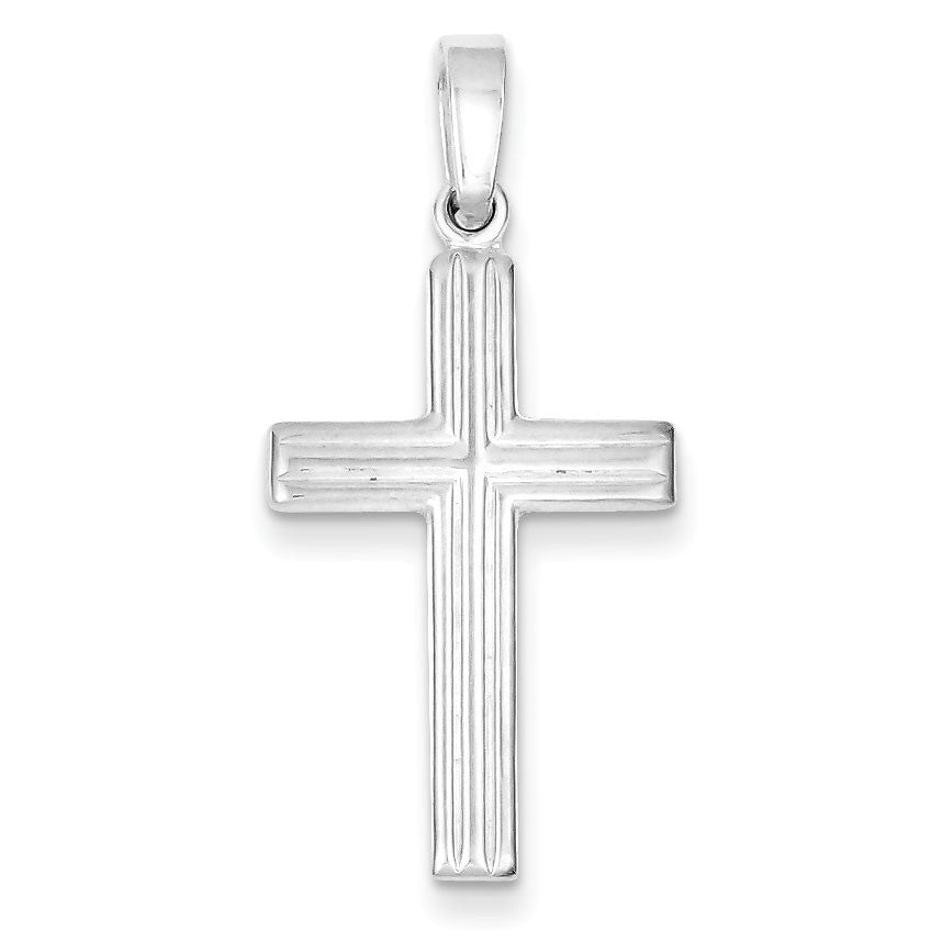 Sterling Silver Polished Cross Pendant