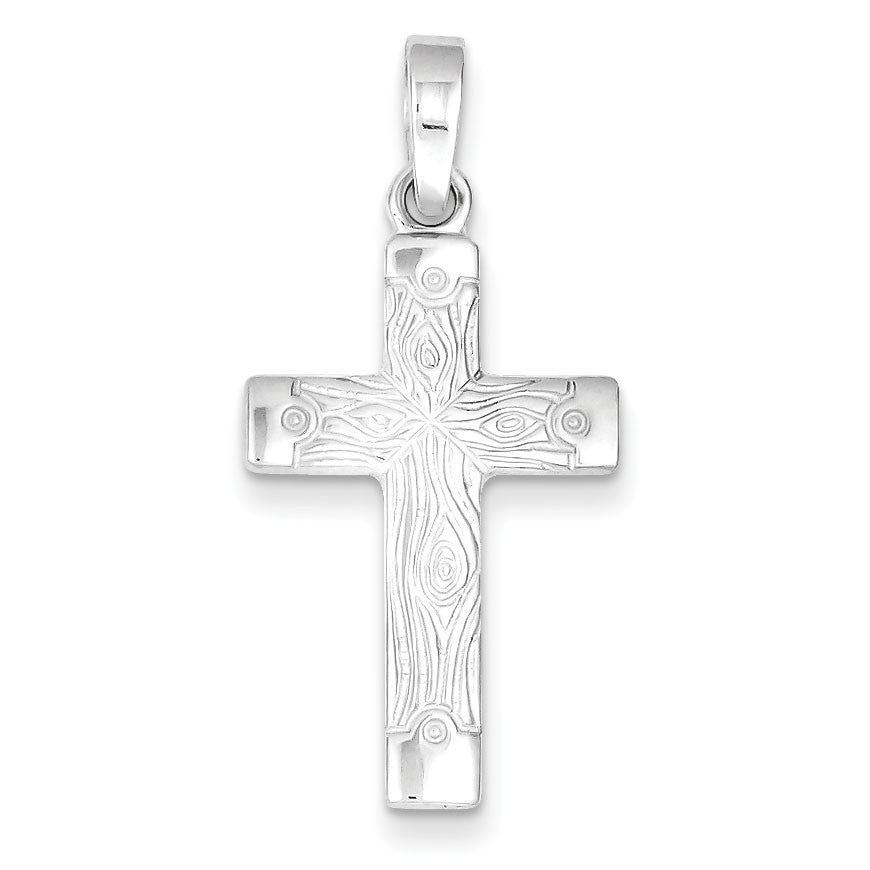 Sterling Silver Polished Cross Pendant