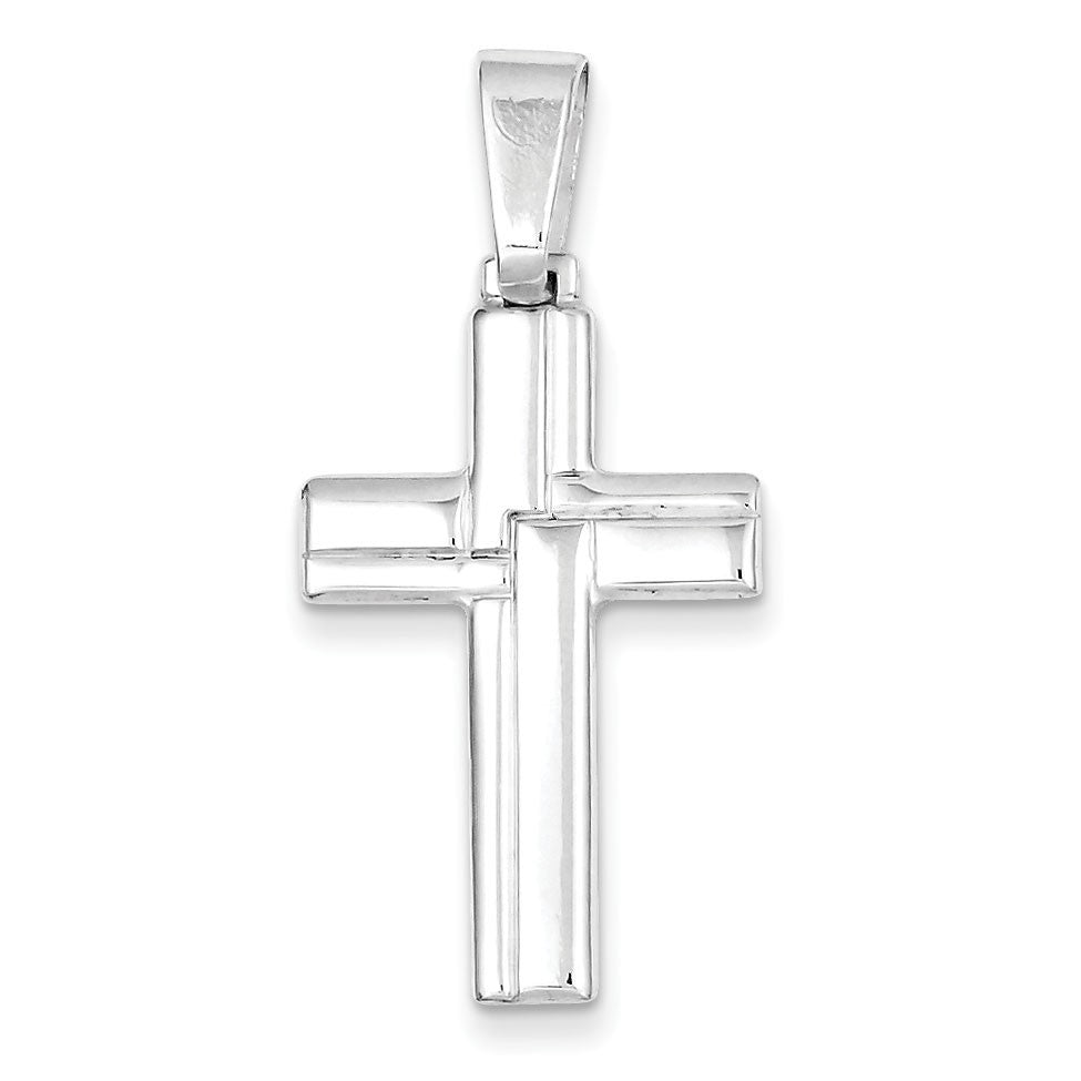 Sterling Silver Polished Cross Pendant