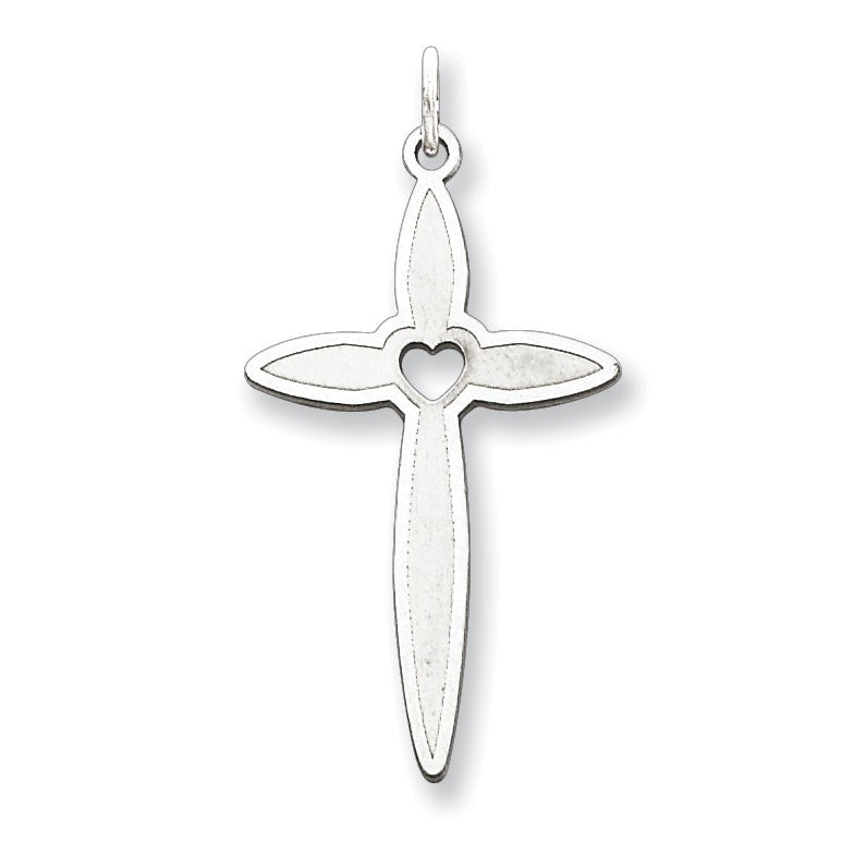 Sterling Silver Laser Designed Cross Pendant